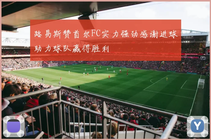 路易斯赞首尔FC实力强劲感谢进球助力球队赢得胜利